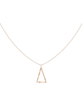 Dije Triangular Riccardo Orsato De Oro 14 K