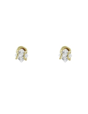 Aretes De Oro 14 K TTVarios Para Niña