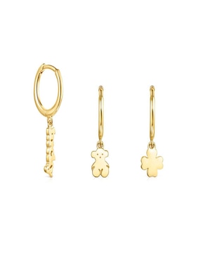 Aretes De Plata P925 Tous Stay Lucky