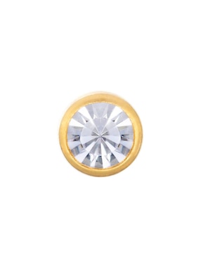 Broqueles redondos Inverness con acabado brillante cristal