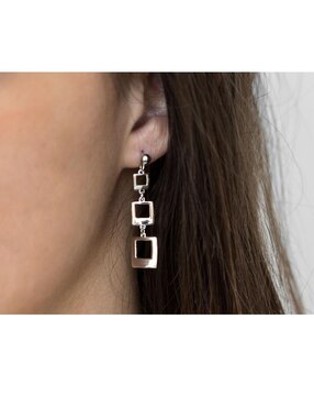 Aretes Silvex Spa de plata P 925 con acabado brillante