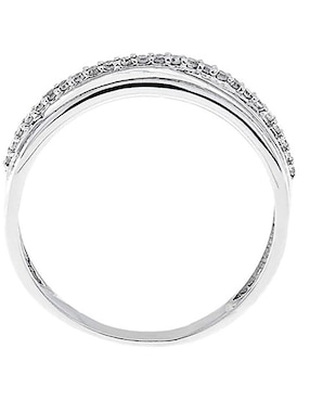 Churumbela de oro blanco 14 k Jayda diamante
