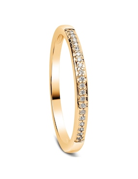 Anillo de compromiso de oro 14 k Jayda diamante