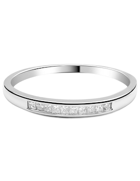 Churumbela de oro blanco 14 k Jayda diamante