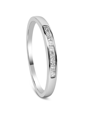Churumbela de oro blanco 14 k Jayda diamante