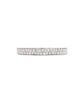 Churumbela de oro blanco 14 k Jayda diamante