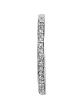 Churumbela de oro blanco 14 k Jayda diamante