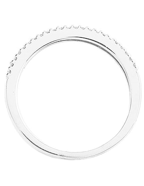 Churumbela de oro blanco 14 k Jayda diamante