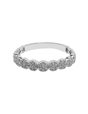 Churumbela de oro blanco 14 k Jayda diamante