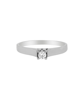 Imagen de producto Solitario de oro blanco 14 k Valessa diamante
