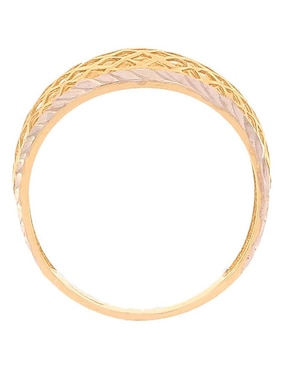 Anillo Sini 14 k de oro amarillo pulido