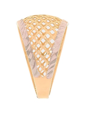 Anillo Sini 14 k de oro amarillo pulido