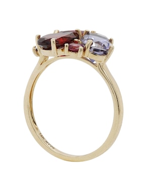 Anillo Valessa 14 k de oro amarillo brillante