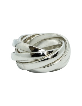 Anillo de nudo E&N Cherny P 925 de plata pulido