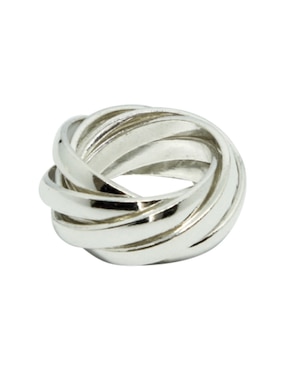 Anillo de nudo E&N Cherny P 925 de plata pulido