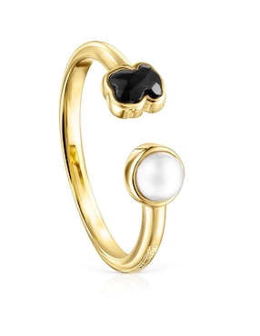 Anillo Tous Glory P 925 de plata perla lustre