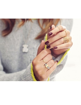 Anillo de oso Tous Icon Mesh brillante