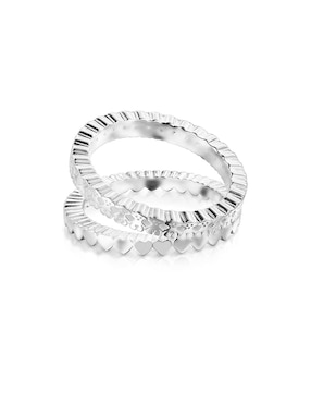 Anillo Tous Straight P 925 de plata brillante