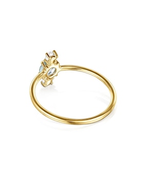 Anillo Tous Ivette 18 k de oro amarillo topacio brillante