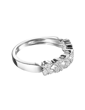 Anillo de oso Tous Puppies 18 k de oro blanco diamante brillante