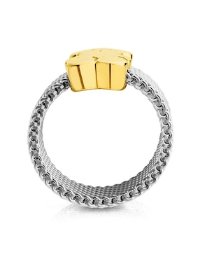 Anillo de oso Tous Icon Mesh brillante