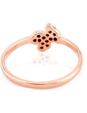 Anillo de oso Tous Motif P 925 de plata espinela pavé