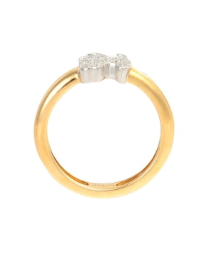 Anillo de moño Tous Gen 18 k de oro diamante brillante