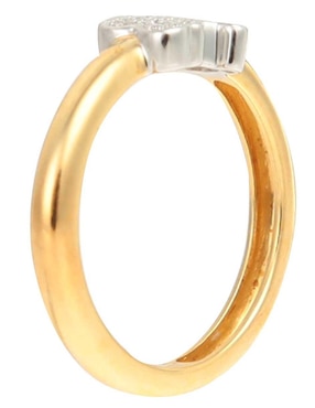 Anillo de moño Tous Gen 18 k de oro diamante brillante
