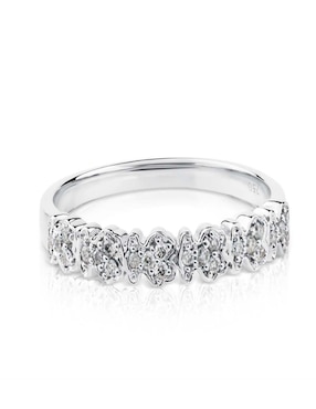 Anillo Tous Fancy 18 k de oro blanco diamante brillante