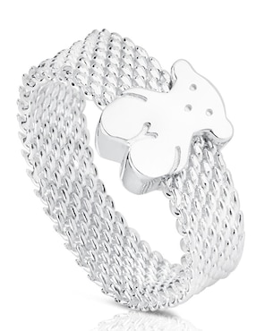 Anillo Tous Icon Mesh 925 Plata