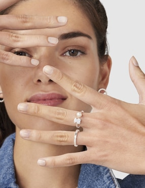 Anillo Tous Straight P 925 de plata brillante