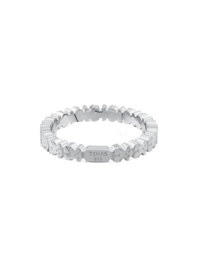 Anillo Tous Straight P 925 de plata brillante