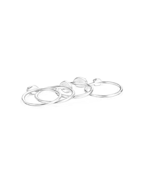 Anillo de flor Tous Cool Color P 925 de plata cuarzo lustre