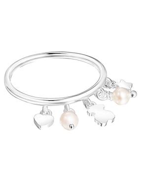 Anillo Tous Cool Joy P 925 de plata perla lustre