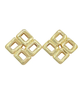 Broqueles Oro Angelus zirconia
