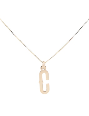 Colgante Y Dije De Letras Fonelli De Oro 14 K