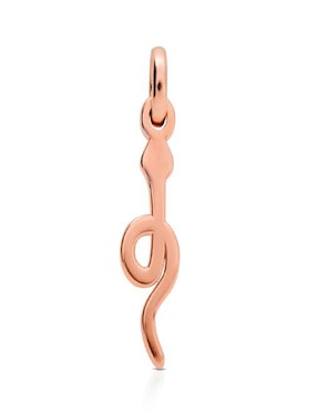 Dije De Serpiente Tous Idol De Plata Vermeil Rosa P925