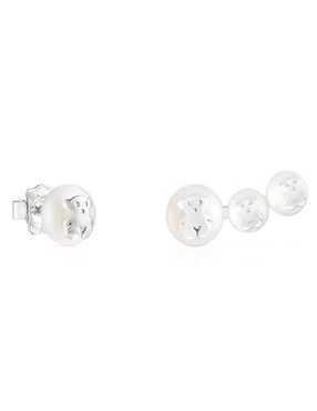 Aretes De Plata P925 Tous Perla