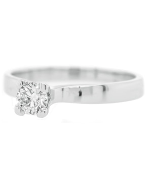 Solitario de oro 14 k Idc diamante