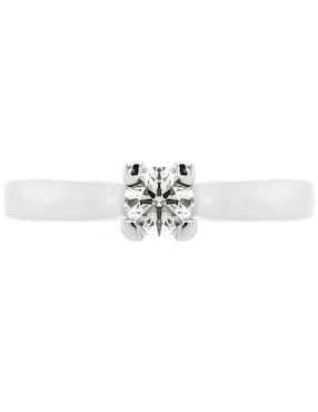 Solitario de oro 14 k Idc diamante