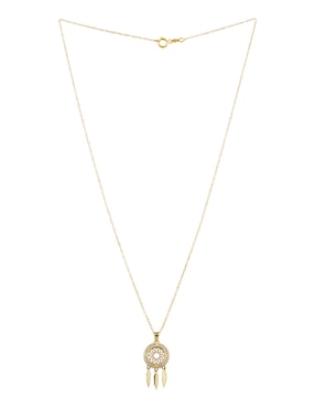 Collar D Cadena de oro 14 K