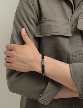 Brazalete Tateossian con acabado mate