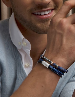 Pulsera Tateossian con acabado mate