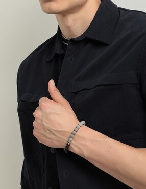 Pulsera Tateossian con semipreciosas con acabado lustre