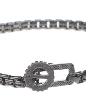 Pulsera Tateossian de plata con acabado pulido