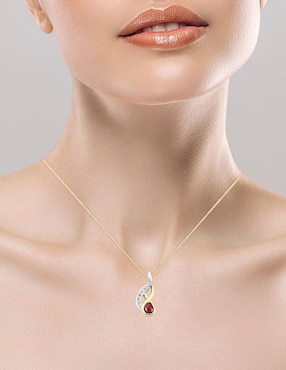 Gargantilla Fascinare Emotion de oro amarillo 14 K