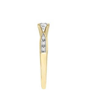 Anillo de compromiso de oro 14 k Klamore Amali diamante