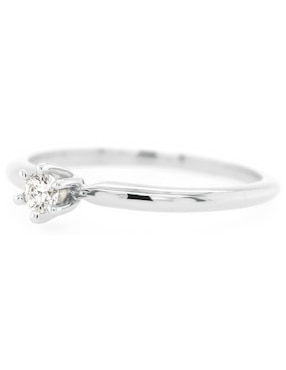 Anillo de compromiso de oro 14 k Idc diamante