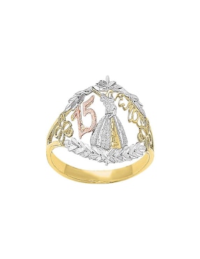 Anillo Joyería M De Leon brillante