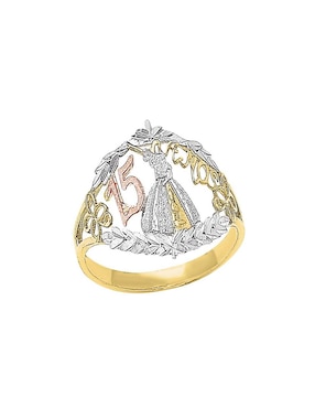Anillo Joyería M De Leon brillante